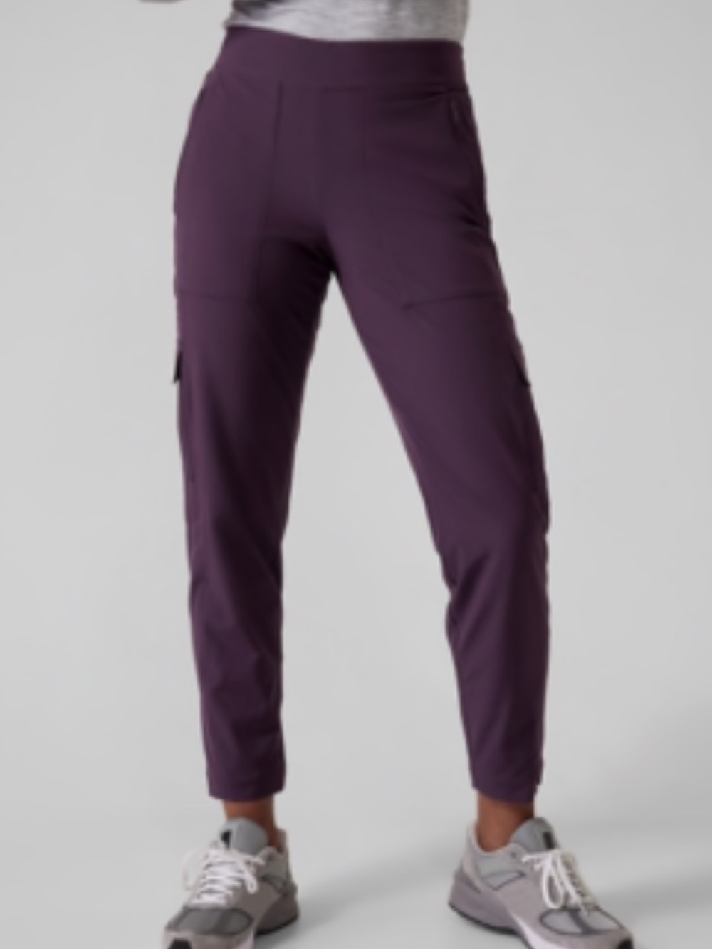 Athleta Women's Plum Stretch Cargo Ankle Pants